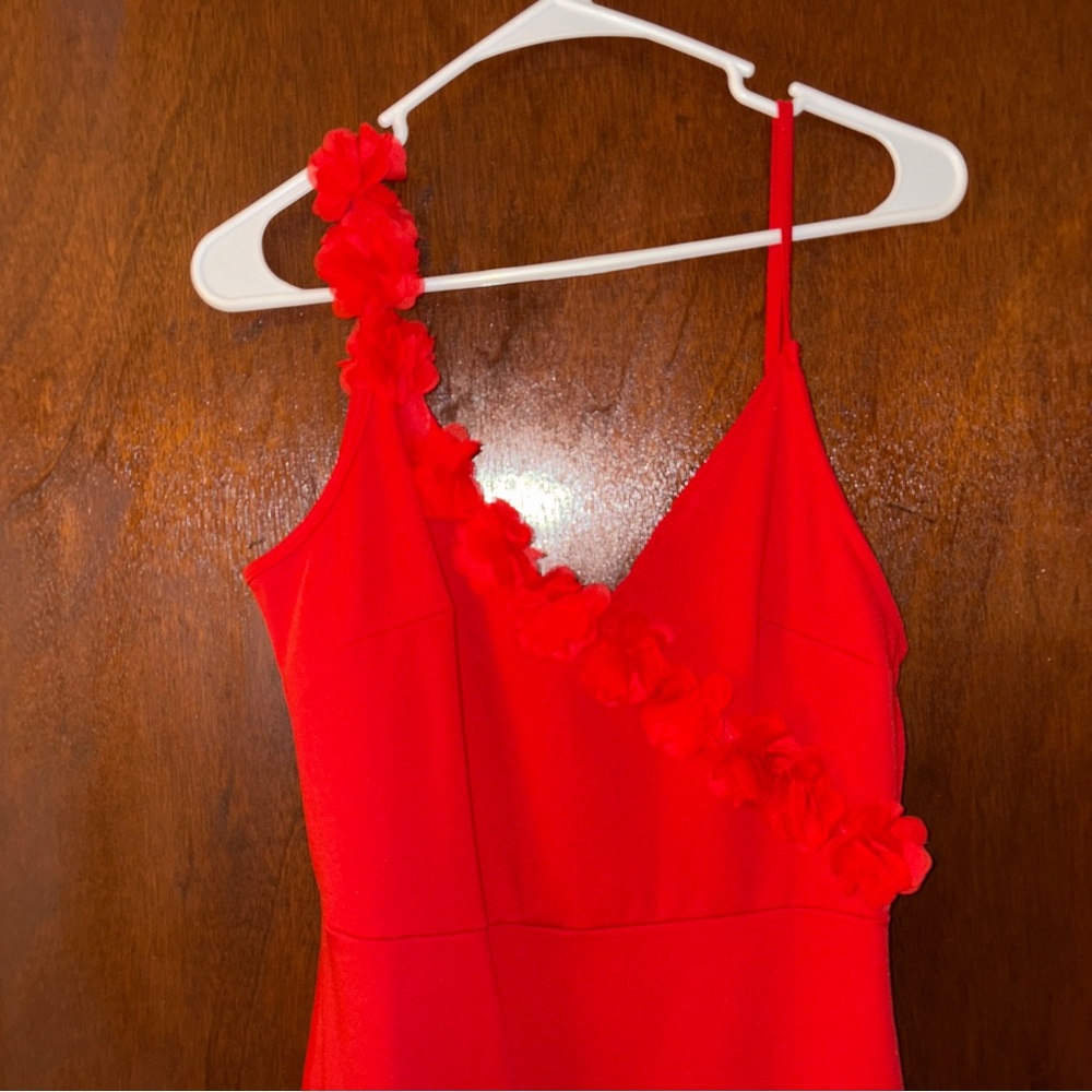 Red Mini Dress - Picture 2 of 7